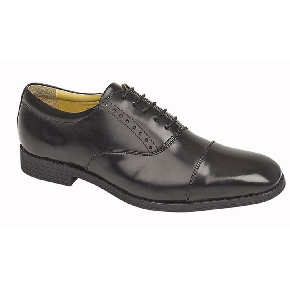 Tredflex Mens Leather Soft Brogues / Black